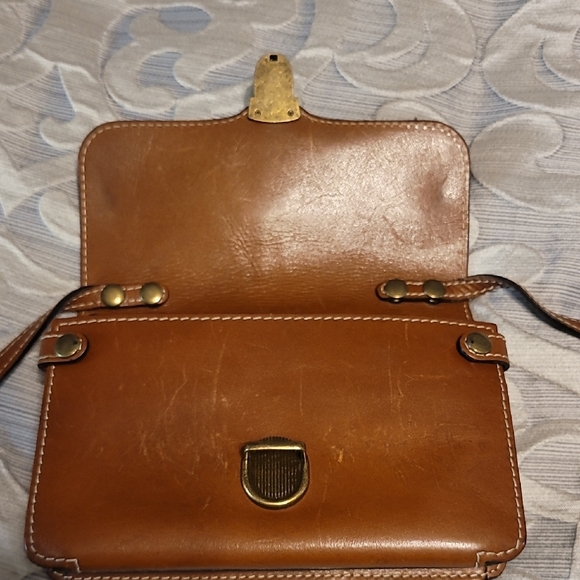 Patricia Nash Brown Leather Crossbody Bag - Picture 3 of 5